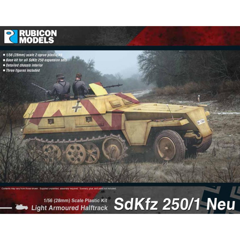 Rubicon Models® - Half Track SdKfz 250/1 Neu 1:56 (28 mm) référence 280038