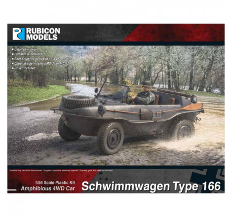 Rubicon Models® - Schwimmwagen Type 166 1:56 (28 mm)