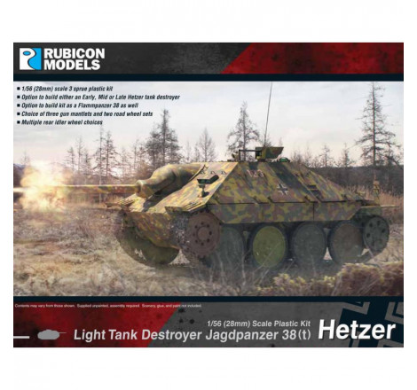 Rubicon Models® - Jadgpanzer 38(T) "Hetzer" 1:56 (28 mm) référence 280030