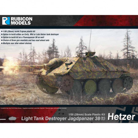 Rubicon Models® - Jadgpanzer 38(T) "Hetzer" 1:56 (28 mm) référence 280030