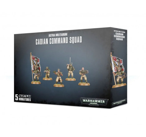 Astra Militarum Cadian Command Squad - Warhammer 40K