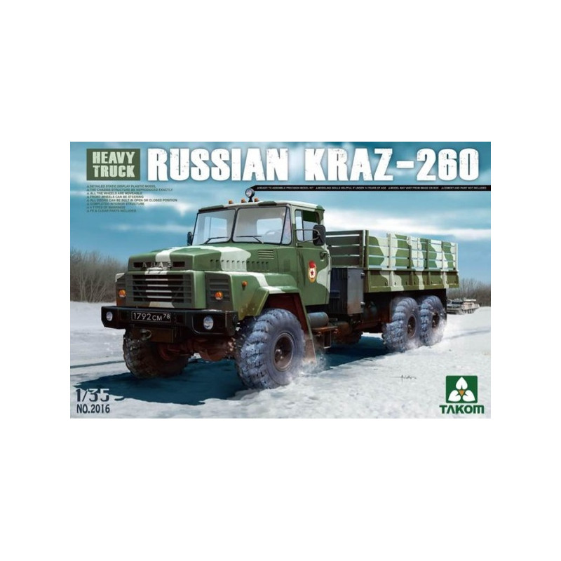 Takom maquette Russian Kraz-260 1:35 référence 2016