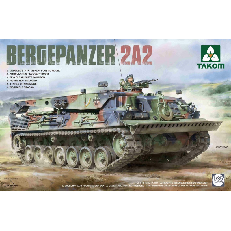 Takom maquette Bergepanzer 2A2 1:35 référence 2135