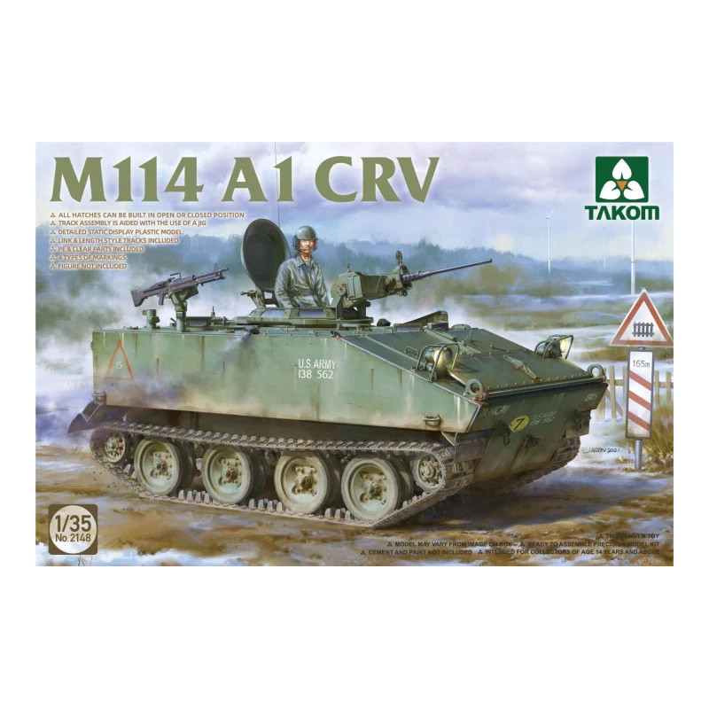 Takom maquette M114 A1 CRV 1:35