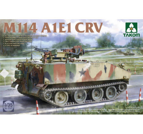 Takom maquette M114 A1E1 CRV 1:35