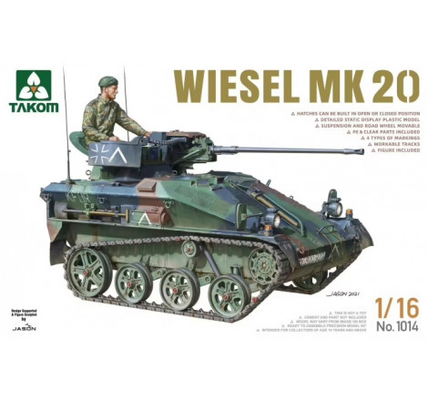 Takom maquette Wiesel MK20 1:16 référence 1014