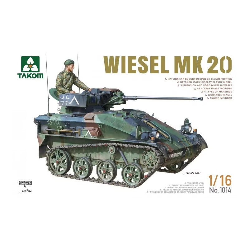 Takom maquette Wiesel MK20 1:16 référence 1014