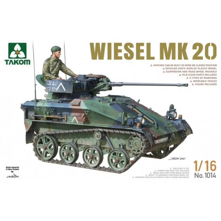 Takom maquette Wiesel MK20 1:16 référence 1014