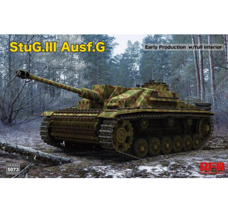 Ryefield Model maquette Stug III Ausf.G (early production) + kit intérieur 1:35 référence 5073