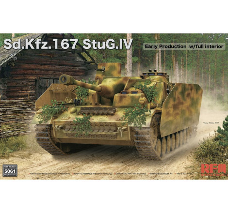 Ryefield Model maquette Stug.IV Sd.Kfz.167 (earlt production) + kit intérieur 1:35