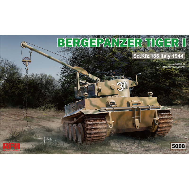 Ryefield Model maquette Bergepanzer Tiger I Italie 1944 1:35 référence 5008