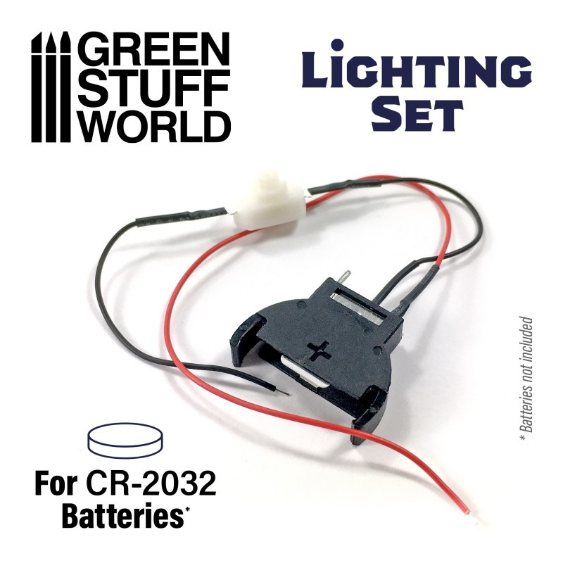 Kit éclairage avec interrupteur - Lighting set Green Stuff World