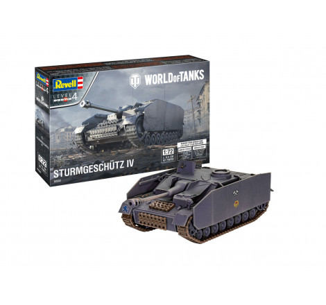 Revell® World Of Tanks maquette Sturmgeschütz IV 1:72 référence 03502