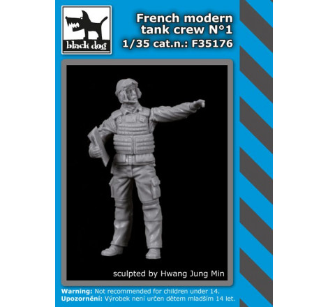 Black Dog - French modern tank crew (n°1) 1:35 référence F35176