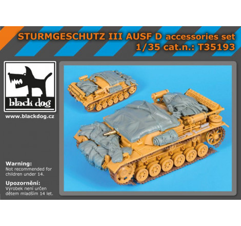 Black Dog - Kit upgrade Sturmgeschutz III Ausf.D 1:35 référence T35193