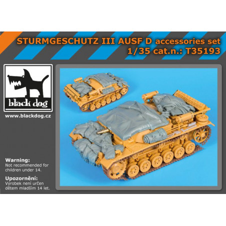 Black Dog - Kit upgrade Sturmgeschutz III Ausf.D 1:35 référence T35193