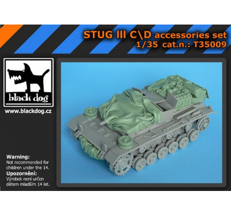 Black Dog - Kit upgrade Stug III Ausf.C/D 1:35 référencer T35009