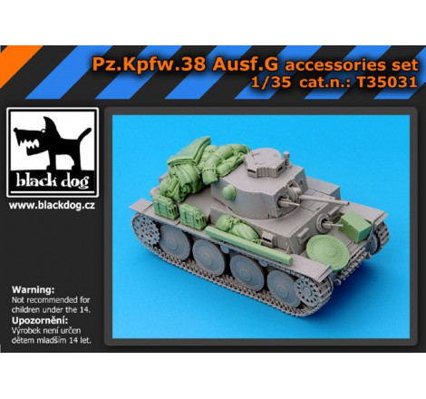 Black Dog - Kit upgrade Pz.Kpfw.38 Ausf.G 1:35 référencer T35031