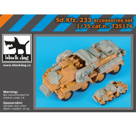 Black Dog - Kit upgrade Sd.Kfz.233 1:35 référence T35176