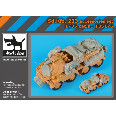 Black Dog - Kit upgrade Sd.Kfz.233 1:35 référence T35176