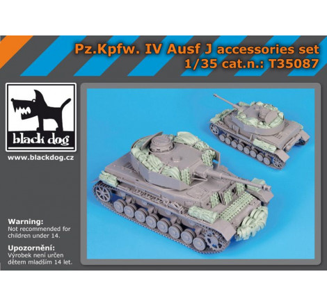 Black Dog - Kit upgrade Panzer IV. Ausf.J 1:35 référence T35087