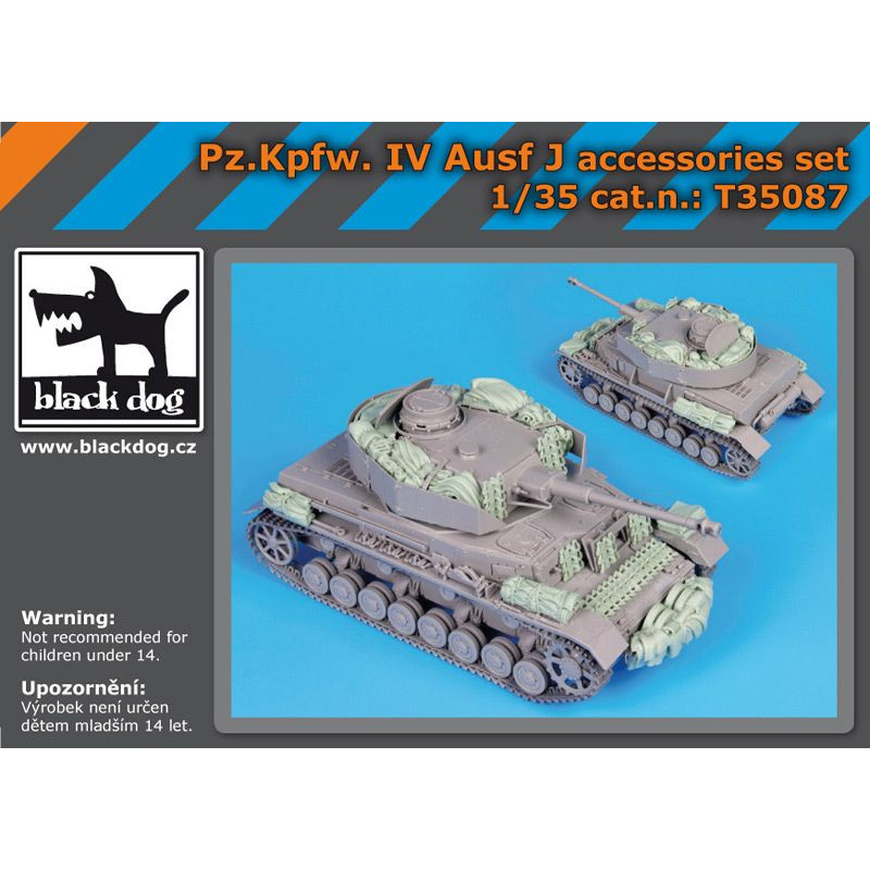Black Dog - Kit upgrade Panzer IV. Ausf.J 1:35 référence T35087