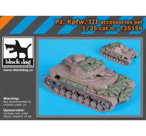 Black Dog - Kit upgrade Panzer IV. Ausf.F1 1:35 référence T35159