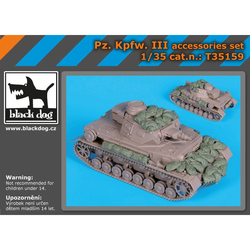 Black Dog - Kit upgrade Panzer IV. Ausf.F1 1:35 référence T35159