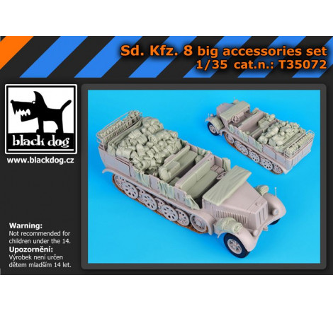 Black Dog - Kit upgrade Sd.Kfz.7 1:35 référence T35072