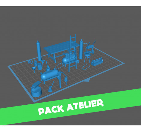 Pack atelier 1:35 en résine