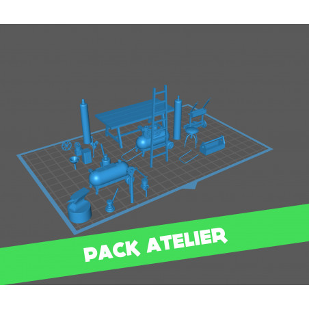 Pack atelier 1:35 en résine