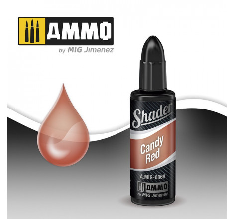 Shader rouge candy Ammo Mig 10ml aupetitbunker reims