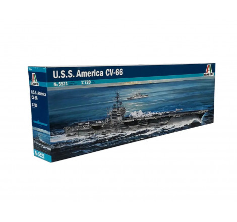 Italeri bateau/navire de guerre USS America CV-66 1:720 référence 5521