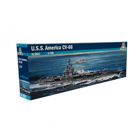 Italeri bateau/navire de guerre USS America CV-66 1:720 référence 5521