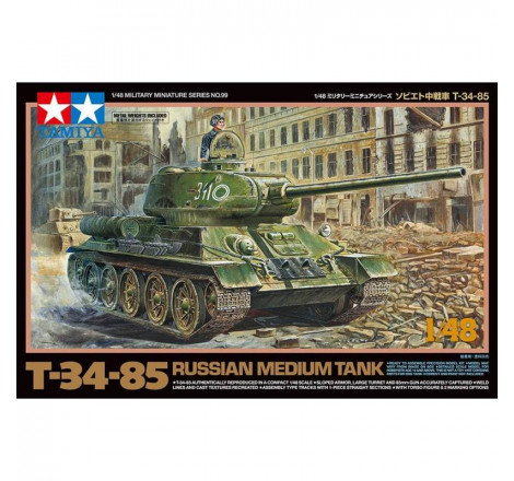 Tamiya® Maquette militaire char T-34/85 1:48 référence 32599.