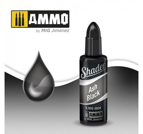 Shader noir Ammo Mig 10ml AMIG0858 Aupetitbunker reims