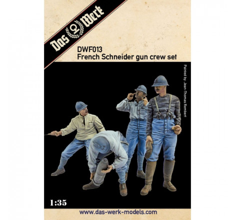 Das Werk® French schneider gun crew set WWI 1:35 référence DWF013