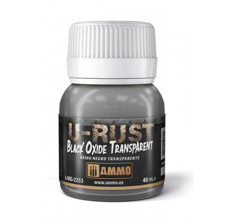 Ammo® U-Rust Black Oxide Transparent A.mig-2253