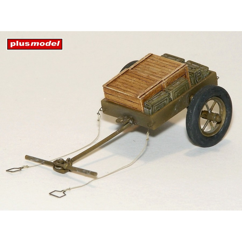 Plusmodel® US Hand cart M3A4 1:35