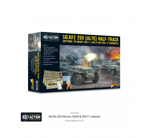 Warlord Games® Bolt Action Sd.Kfz 250 (Alte) Half-Track 1:56 référence 402012052.