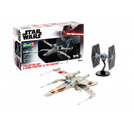 Revell® Star Wars Collector-set X-Wing Fighter & Tie Fighter référence 06054