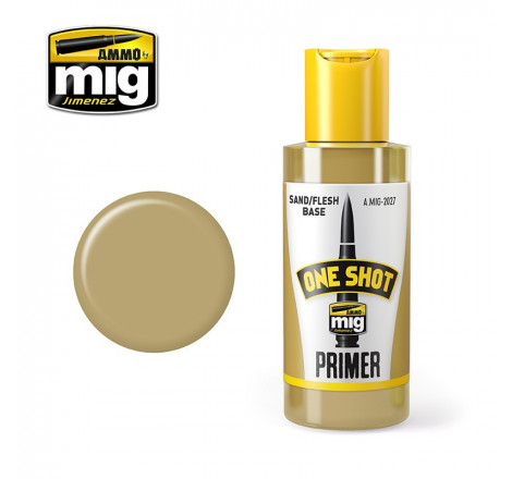 One shot Primer acrylique sable Ammo Mig 60ml AMIG2027