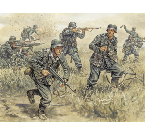 Italeri infanterie allemande 1:72 référence 6033