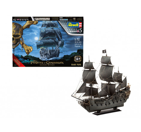 Revell® maquette plastique bateau Pirate des Caraïbes Black Pearl 1:72