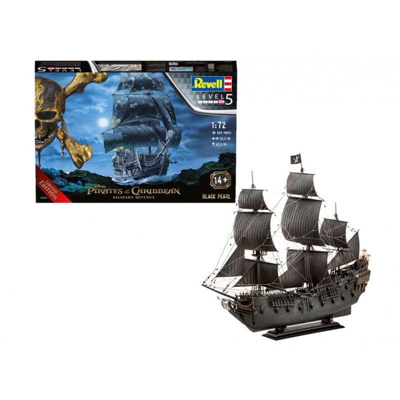 Revell® maquette plastique bateau Pirate des Caraïbes Black Pearl 1:72