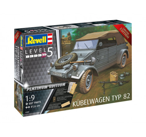 Revell® maquette militaire Kübelwagen typ 82 1:9 référence 03500