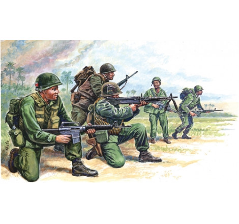 Italeri® maquette militaire forces spéciales américaine Vietnam 1:72 référence 6078