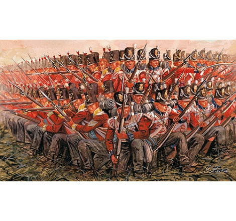 Italeri® maquette militaire Infanterie Britannique Waterloo 1815 1:72 référence 6095