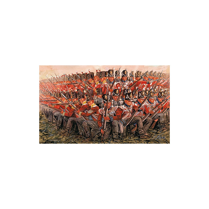 Italeri® maquette militaire Infanterie Britannique Waterloo 1815 1:72 référence 6095