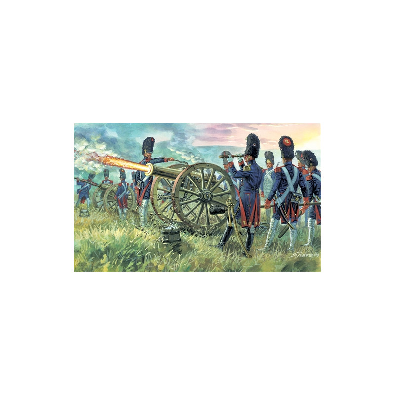 Italeri® maquette militaire Artillerie de la garde impériale française Waterloo 1815 1:72 référence 6135